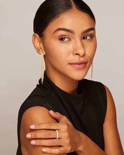 Elegant Gold Plated Tassel Dangle Earrings