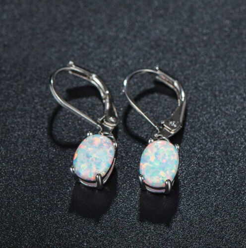 Turquoise Dangle Drop Earrings in 925 Silver