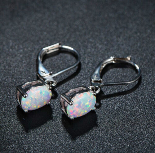 Turquoise Dangle Drop Earrings in 925 Silver