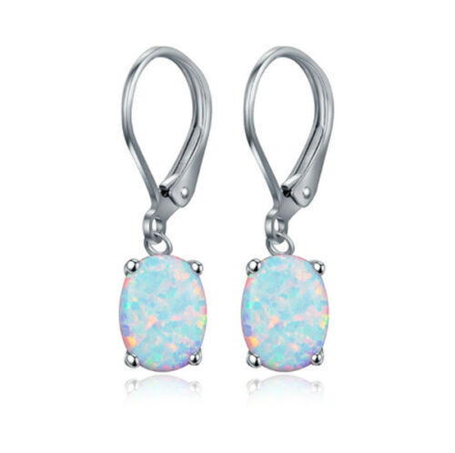 Turquoise Dangle Drop Earrings in 925 Silver