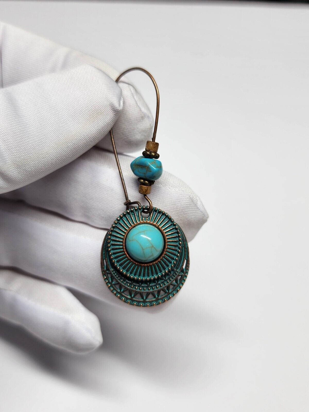 Turquoise Vintage Boho Dangle Earrings for Women