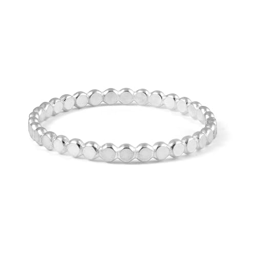 Delicate Silver Stacking Rings | Minimalist Jewelry Gifts