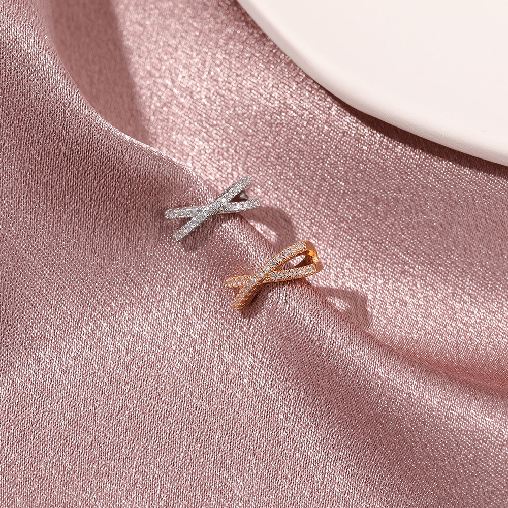 Geometric Zircon Punk Ear Cuff for Women