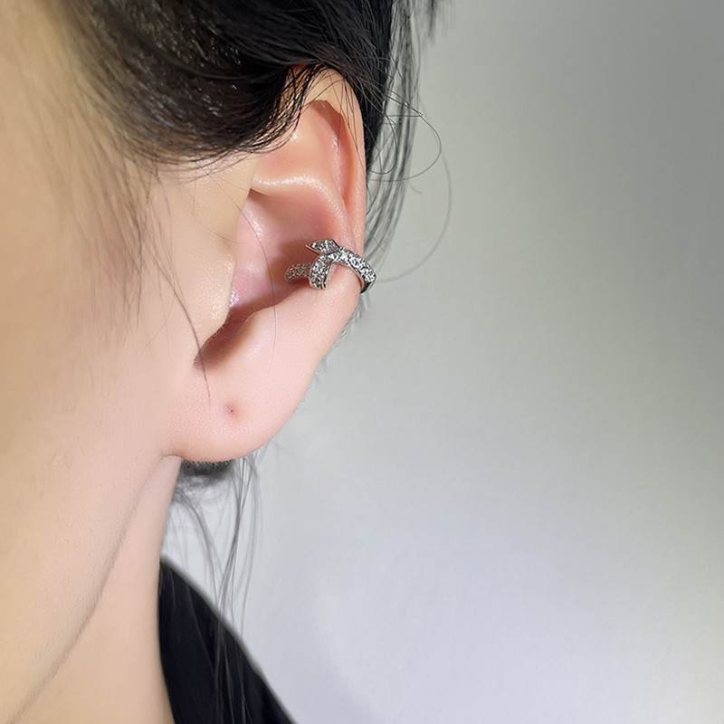 Geometric Non-Piercing Zircon Ear Cuff Earrings