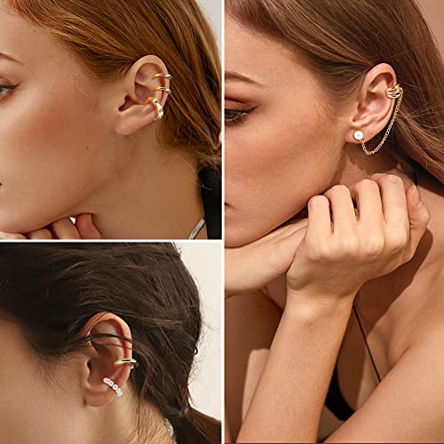 52 Pcs Helix Clip-On Fake Earrings Set