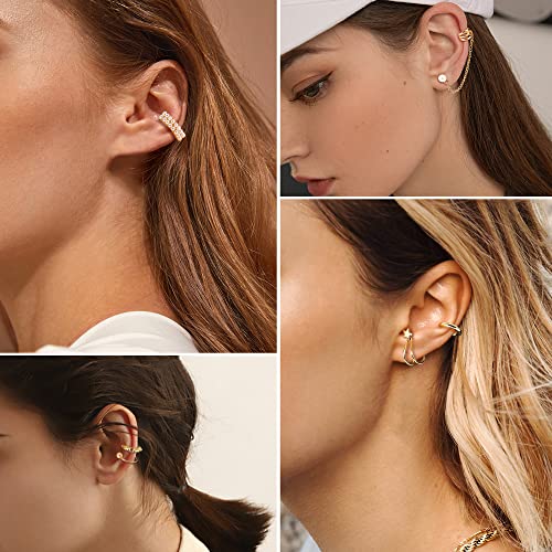 52 Pcs Helix Clip-On Fake Earrings Set