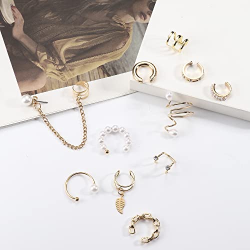 52 Pcs Helix Clip-On Fake Earrings Set