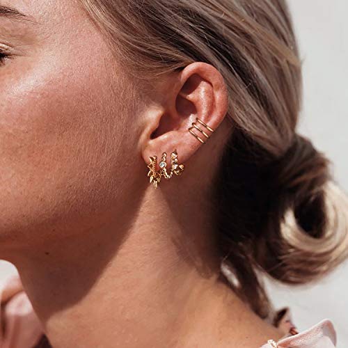 Gold Non-Pierced Ear Cuff Earring - Minimalist Design