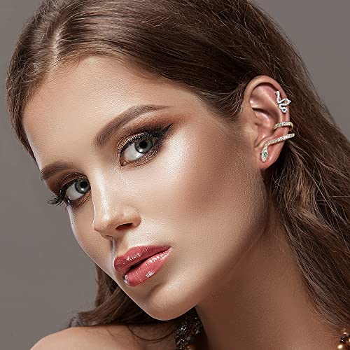 34 PCS Non-Piercing Adjustable Ear Cuffs Set