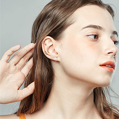 64PCS Adjustable Non-Piercing Ear Cuff Earrings