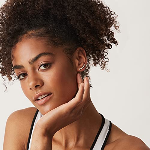 14K Gold Plated Hearts & Arrows Ear Crawler