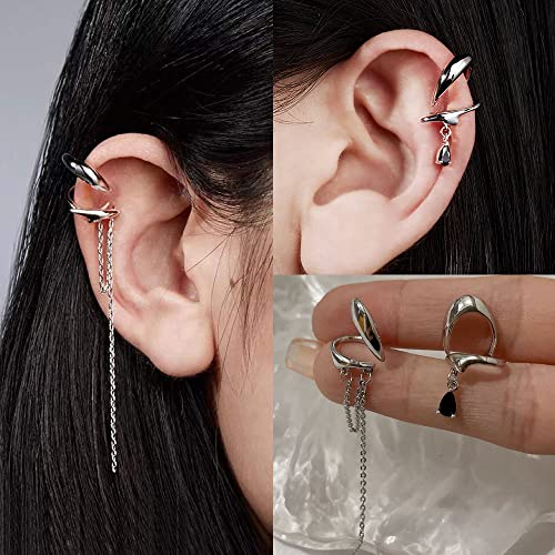 34 PCS Non-Piercing Adjustable Ear Cuffs Set