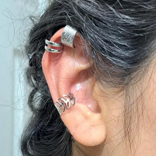 Trendy Non-Piercing Gold Ear Cuff Earrings