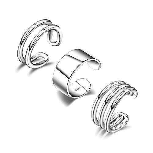 Sterling Silver Non-Piercing Ear Cuffs for Women