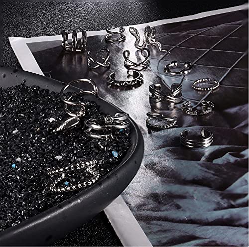 Cassieca Adjustable Non-Piercing Ear Cuffs Set