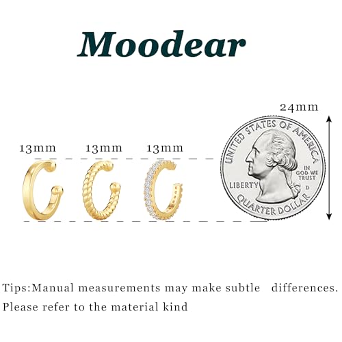 Dainty Non-Piercing Gold Plated Ear Cuffs