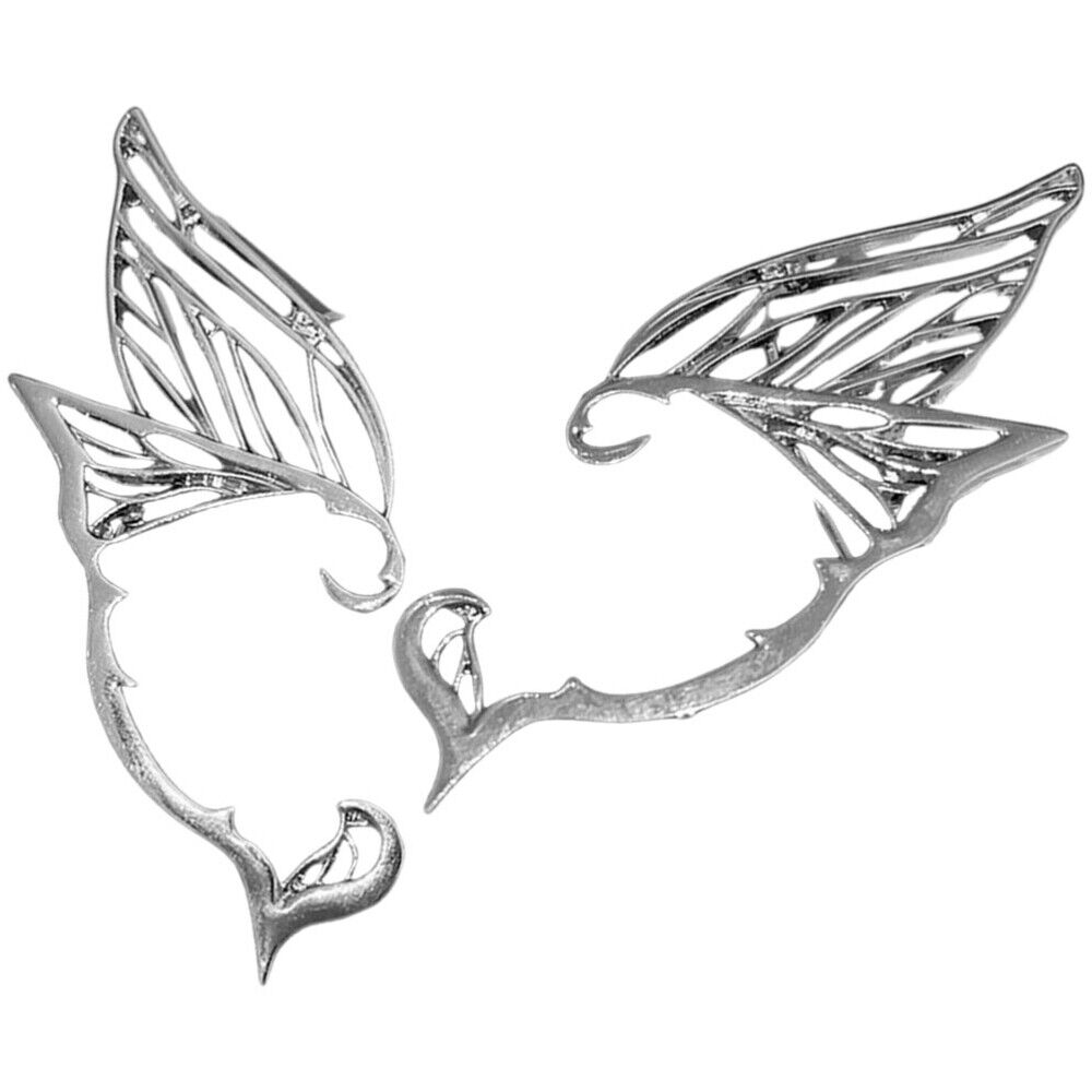 Butterfly Elf Ear Cuffs - Fairy Dangle Earrings