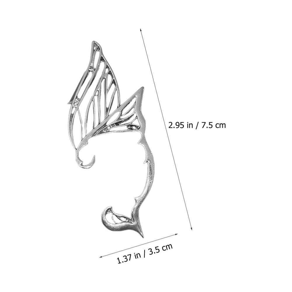 Butterfly Elf Ear Cuffs - Fairy Dangle Earrings