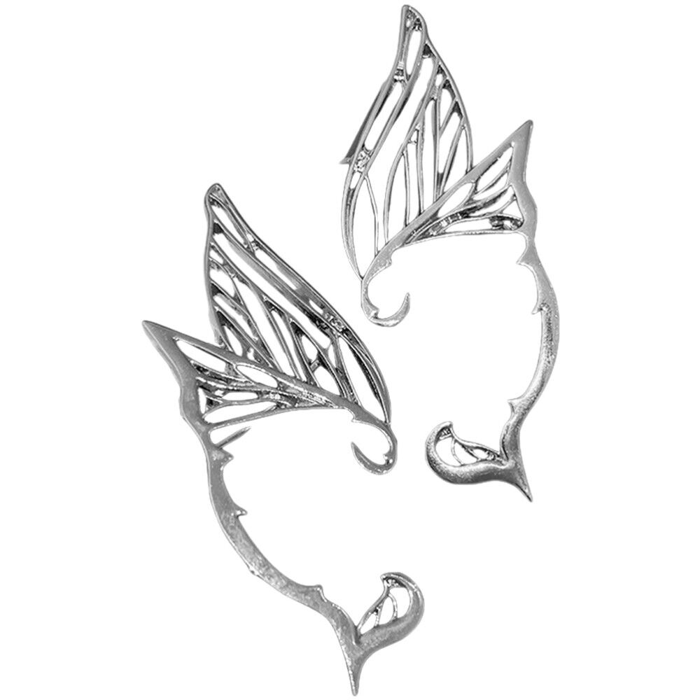 Butterfly Elf Ear Cuffs - Fairy Dangle Earrings