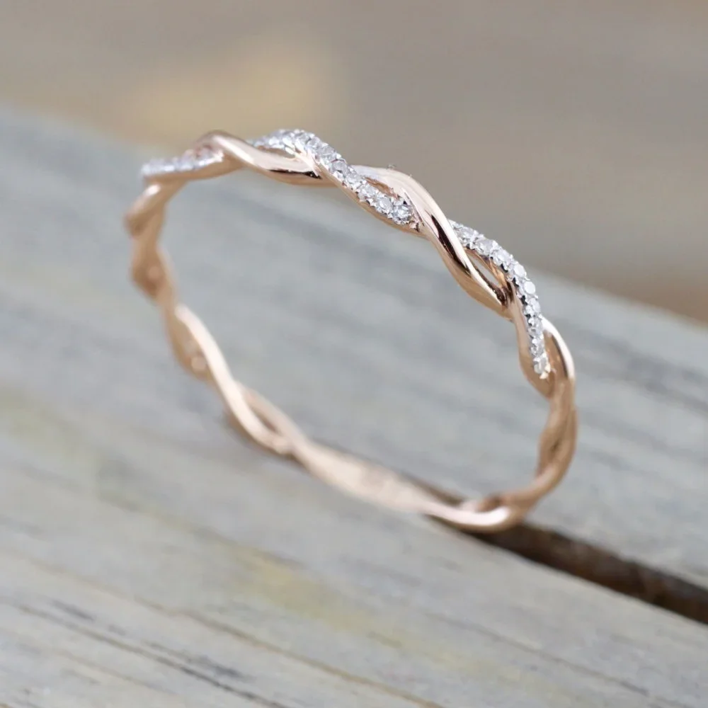 Delysia King Handcrafted Twist Ring
