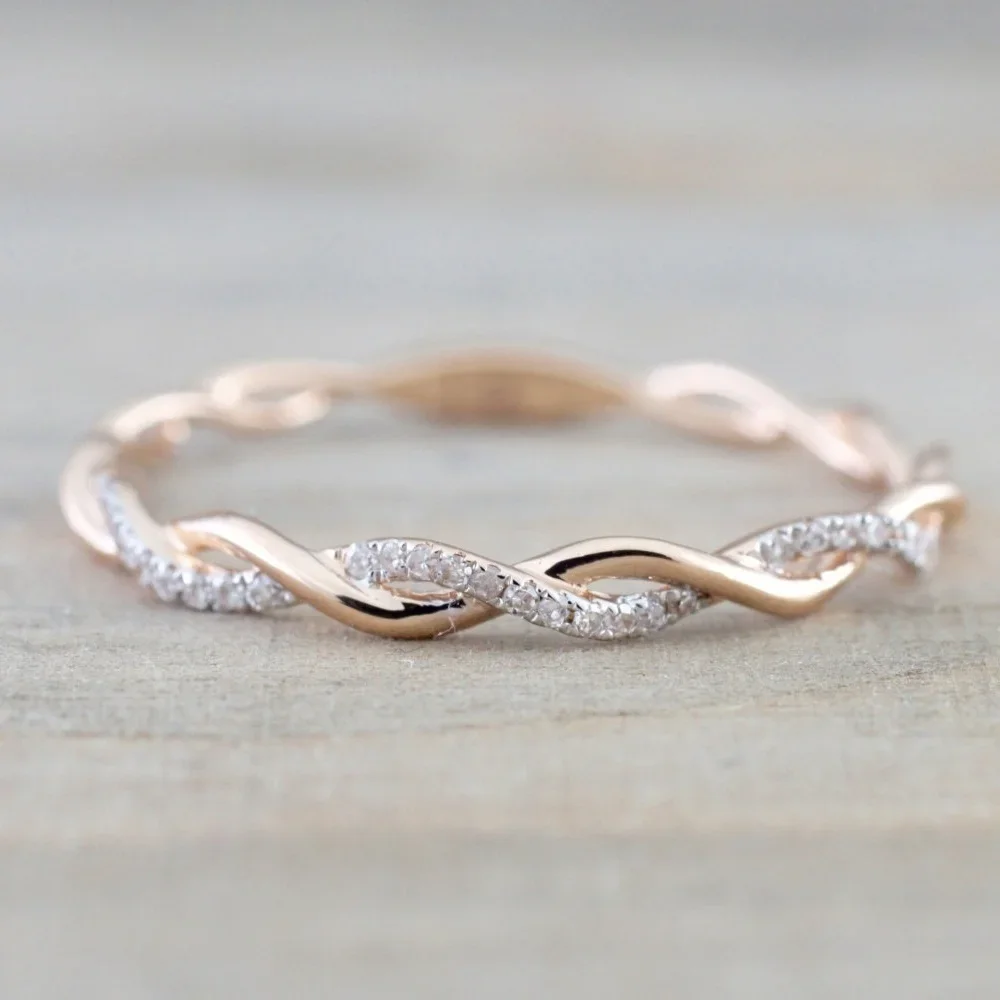 Delysia King Handcrafted Twist Ring