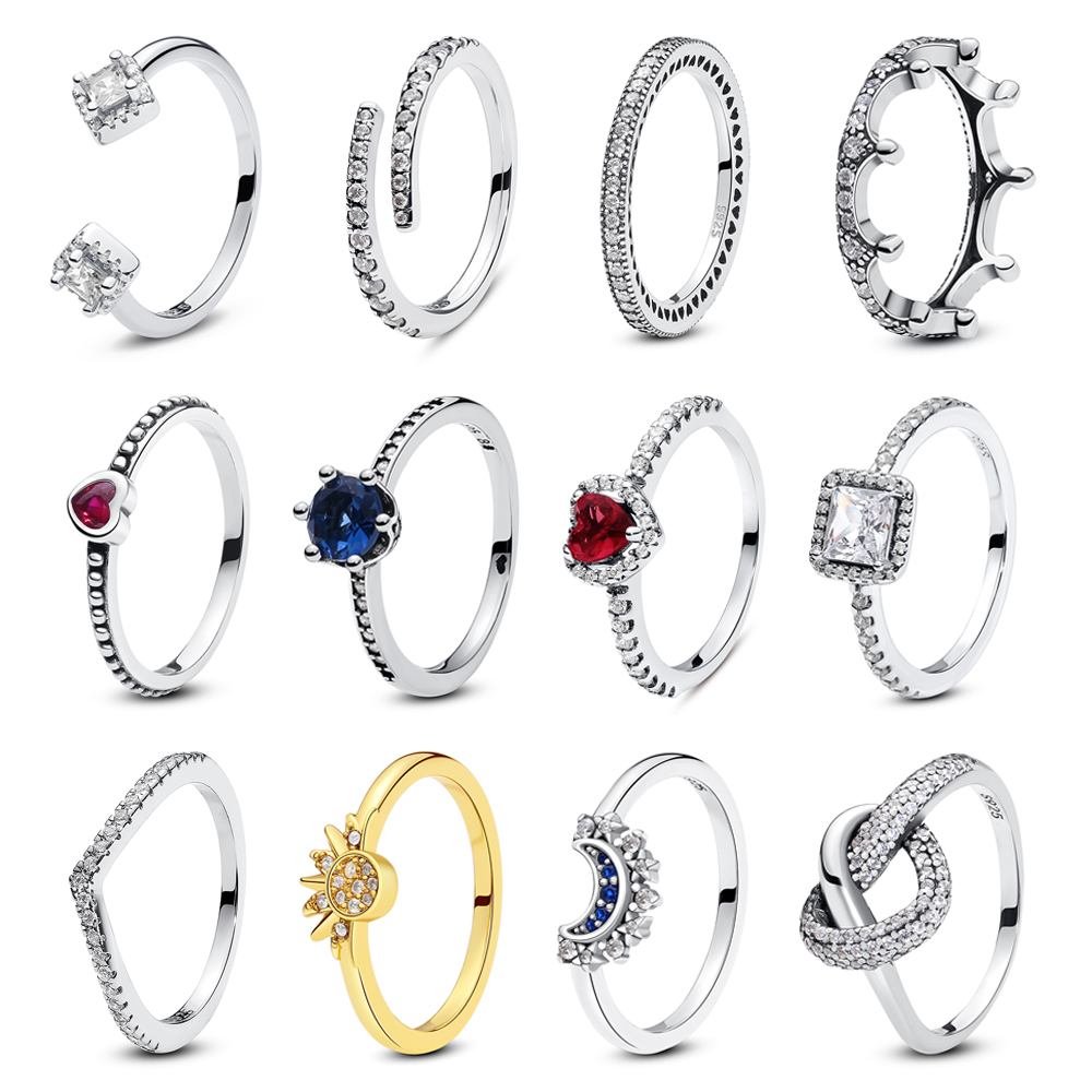 Handcrafted Rose Gold Crystal Crown Engagement Ring