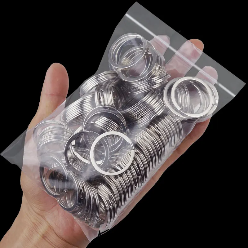 25/30mm Stainless Steel Key Rings for Jewelry Making