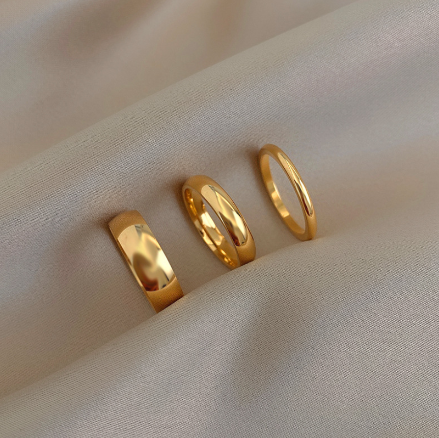 Tarnish-Free 18K Gold Plated Knuckle Rings