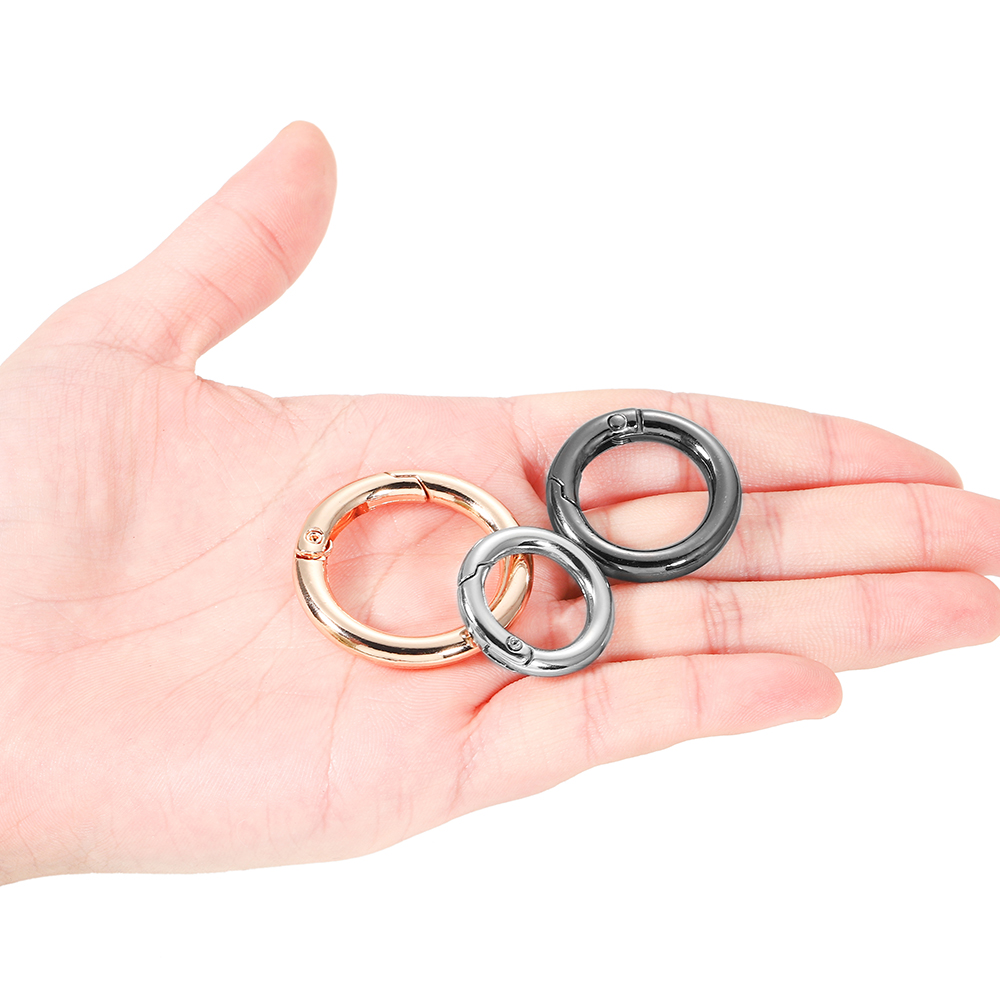 5pcs Metal O Ring Spring Clasps for DIY Jewelry