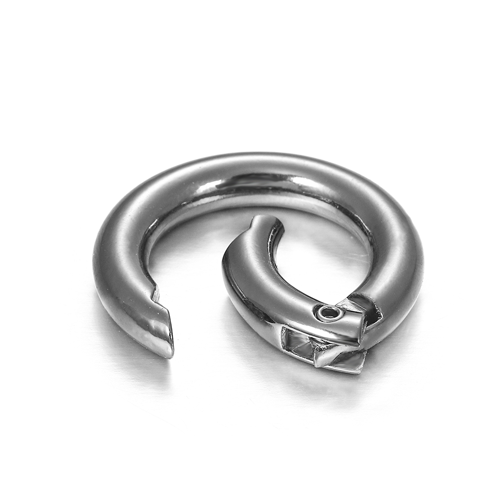 5pcs Metal O Ring Spring Clasps for DIY Jewelry