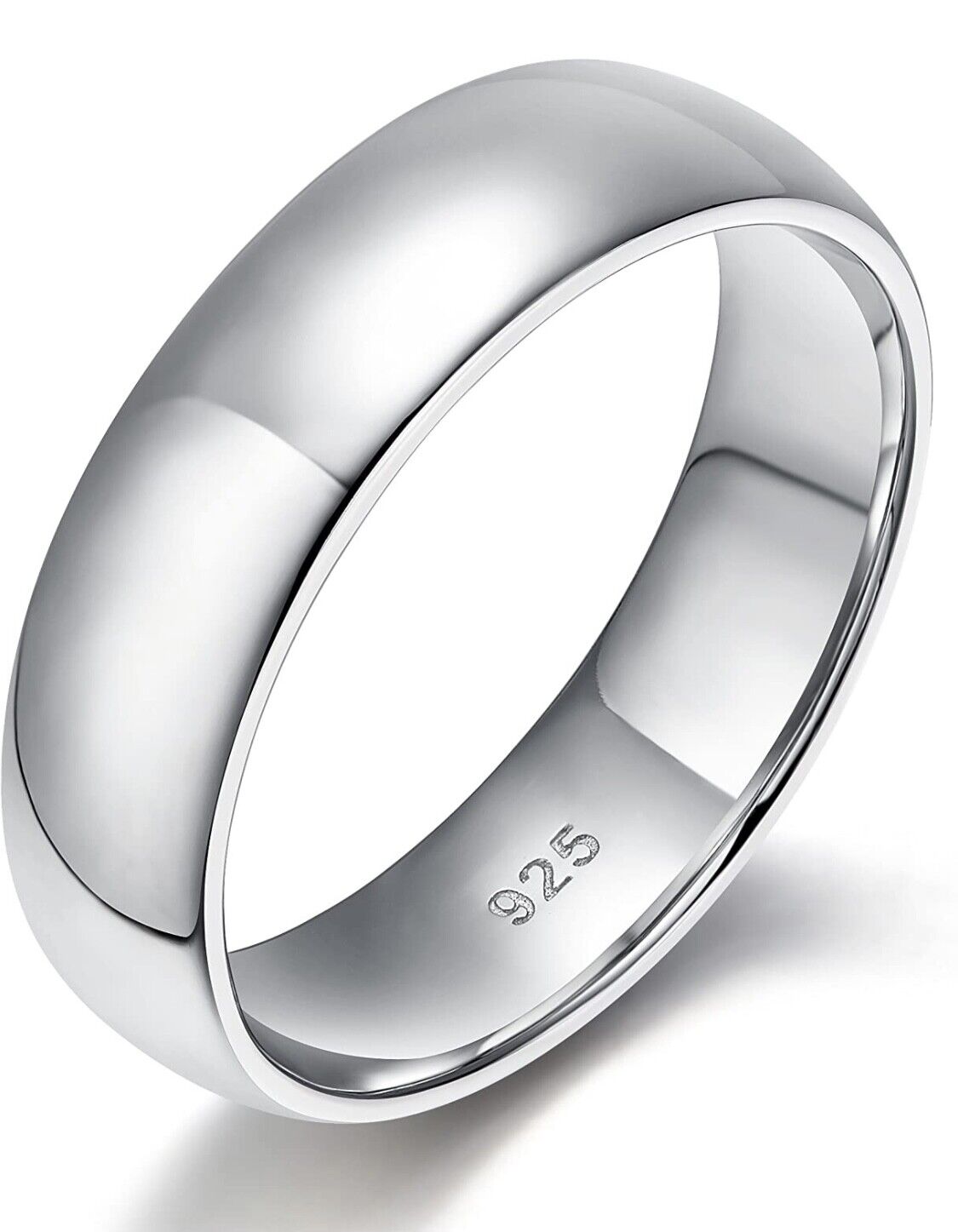 Handmade .925 Sterling Silver Wedding Band Ring
