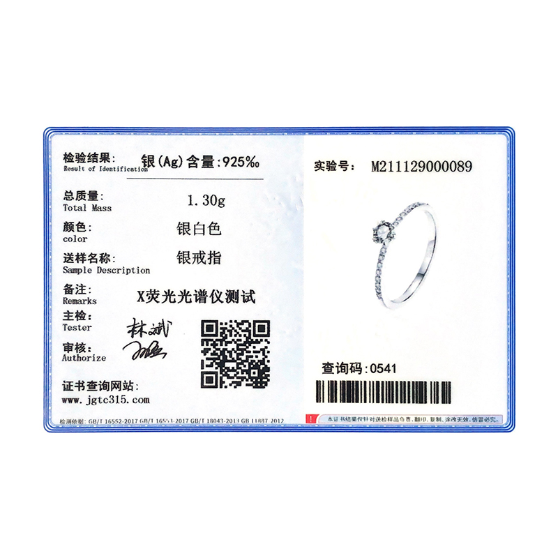 Sterling Silver Simple Round CZ Women's Ring