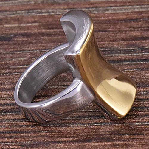 Curved Chunky 18K Gold Plated Statement Ring