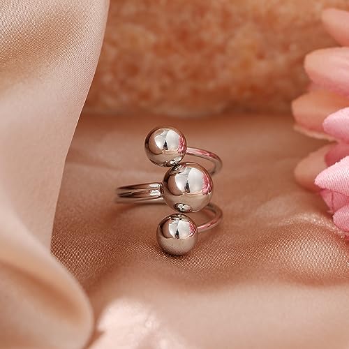 Sora Tuki Bold Chunky Silver Wrap Ring