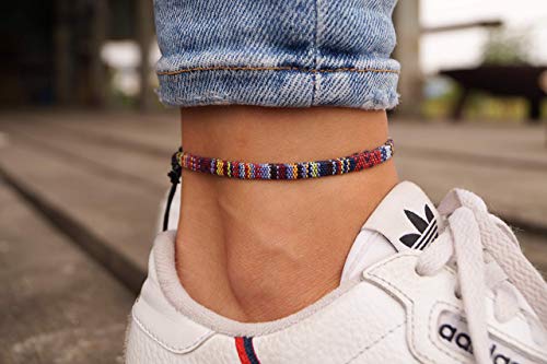 Ethnic Boho Surfer Anklet - Unisex Beach Jewelry