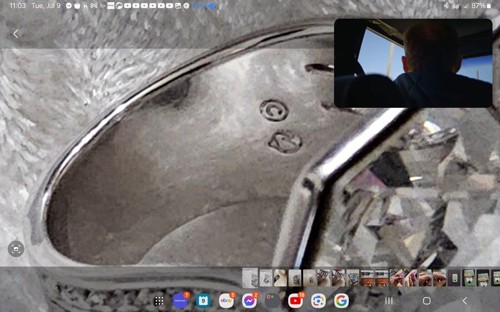 Swarovski Crystal Statement Ring in Size 5