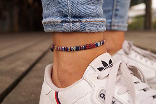 Ethnic Boho Surfer Anklet - Unisex Beach Jewelry