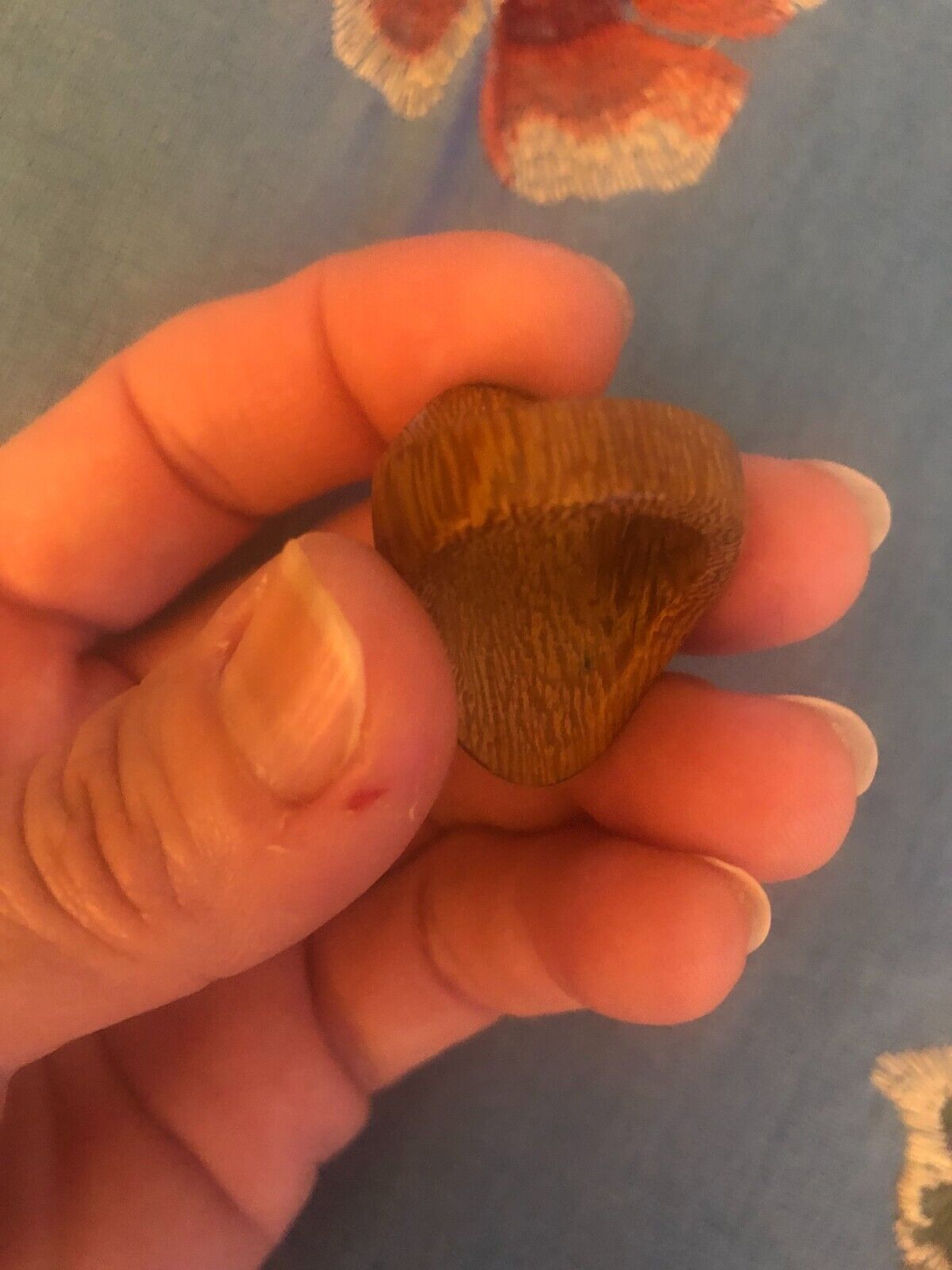 Stunning Handmade Wooden Statement Rings Size 7.5