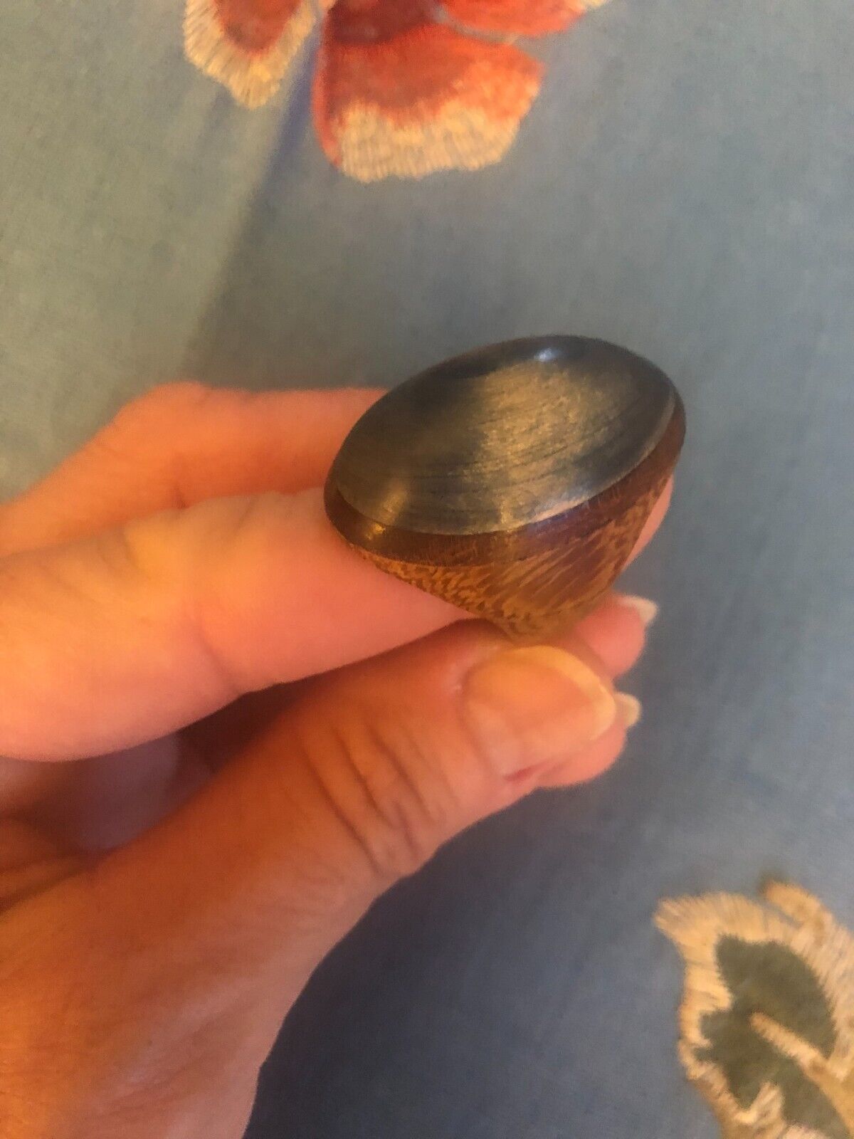 Stunning Handmade Wooden Statement Rings Size 7.5