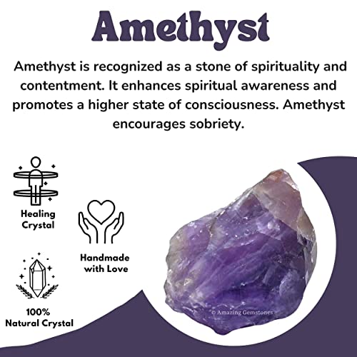 Amethyst Raw Crystals for Healing and DIY