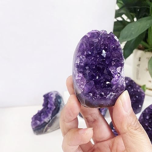 Amethyst Cluster Healing Quartz Geode Crystal Raw Stones