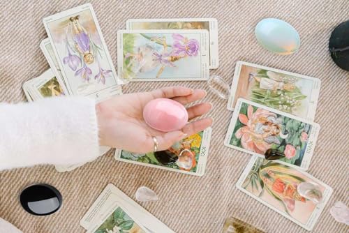 Amethyst Healing Crystal Palm Stone for Anxiety Relief