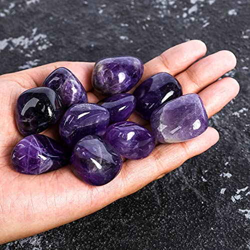 Natural Brazilian Amethyst Stones for Wicca, Reiki Healing