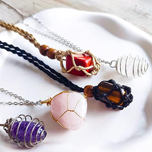 Amethyst Healing Crystal Stones Set - 0.45 lbs