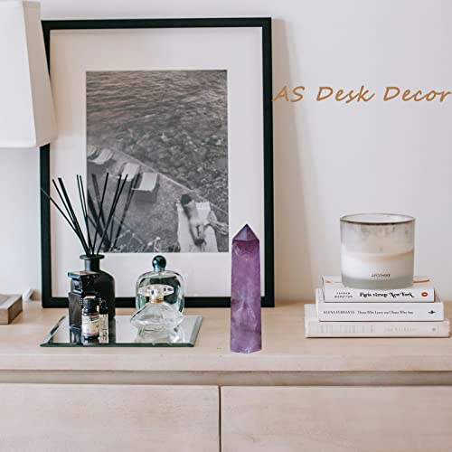 Amethyst Crystal Tower Pointed Wand for Energy Balancing