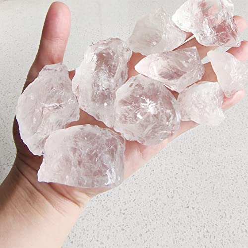 Rough Clear Quartz Healing Stones for Tumbling, Wrapping
