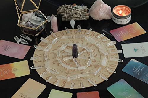 DUQGUHO Clear Quartz Crystals Points for Jewelry Making