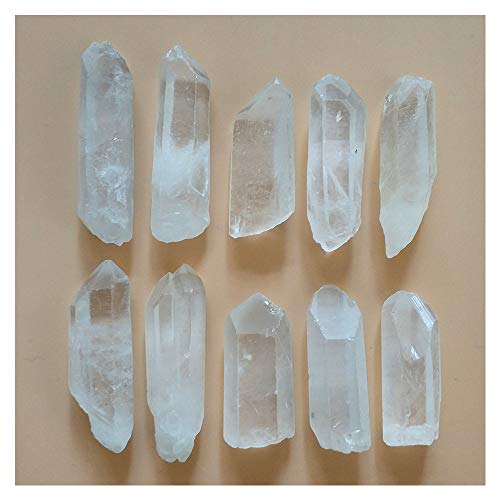 10 Pcs Natural Rough Quartz Crystal Points - 1"-2