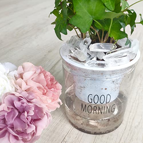 DUQGUHO Clear Quartz Crystals Points for Jewelry Making