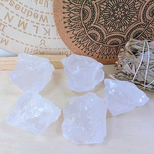 LAIDANLA Clear Quartz Rough Stone Crystal Set